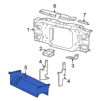 Ford OE - Front Lower Radiator Support Air Deflector