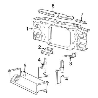 Ford OE - Radiator Support