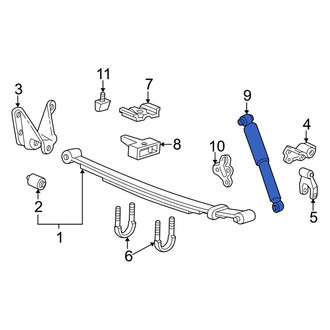 Ford OE - Rear Suspension Shock Absorber