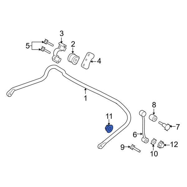 Suspension Stabilizer Bar Link Nut