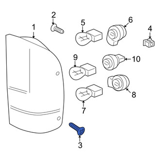 Ford OE - Tail Light Screw