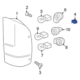 Ford OE - Tail Light Nut