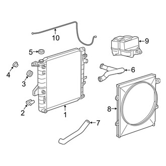 Ford OE - Cooling - Radiator & Components (4.0L)