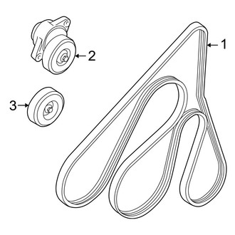 Ford OE - Cooling - Belts & Pulleys (XL / XLT 4.0L)
