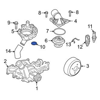 Ford OE - Engine Coolant Thermostat Housing Gasket