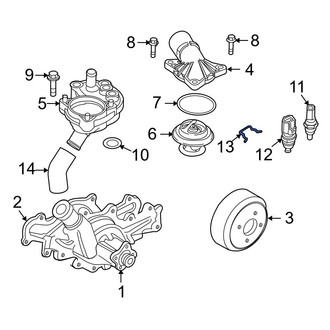 Ford OE - Engine Coolant Temperature Sensor C-Clip
