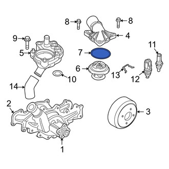 Ford OE - Engine Coolant Thermostat Gasket
