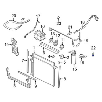 Ford OE - A/C High Side Charging Adapter