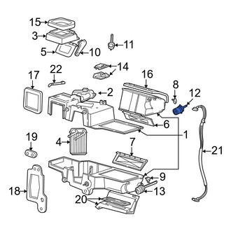 Ford OE - HVAC Defrost Mode Door Actuator