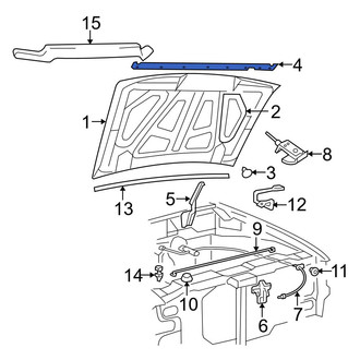 Ford OE - Front Hood Seal