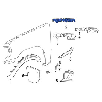 Ford OE - Front Fender Emblem