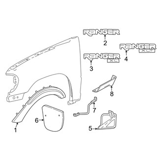 Ford OE - Fender - Exterior Trim
