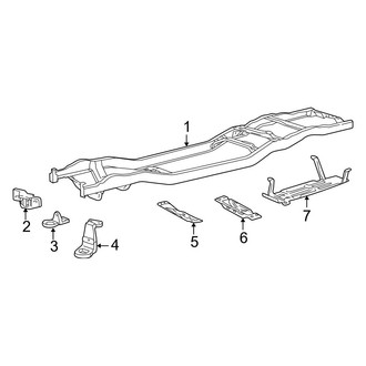 Ford OE - Frame & Components (4WD)