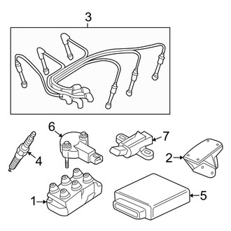 Ford OE - Electrical - Ignition System (Edge / XL / XLT 3.0L)
