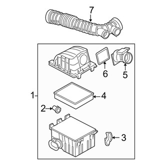 Ford OE - Engine - Air Intake (2.3L)