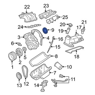 Ford OE - Rear Engine Crankshaft Seal