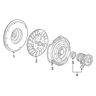 Ford OE - Transmission Components (Manual Top), (Standard Tr)