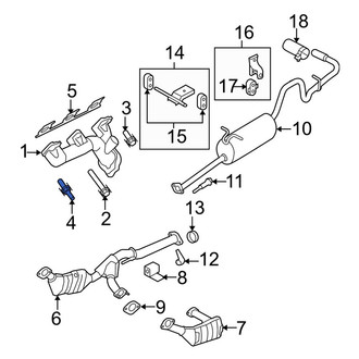 Ford OE - Exhaust Manifold Stud