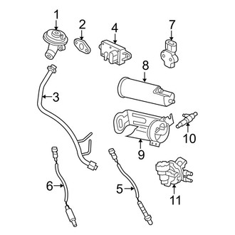 Ford OE - Emission System - Emission Components (XL / XLT 2.5L)