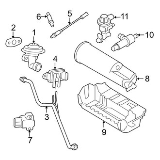 Ford OE - Emission System - Emission Components (XL / XLT 4.0L)