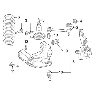Ford OE - Front Suspension - Suspension Components (With Coil Springs), (RWD)