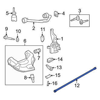 Ford OE - Front Left Torsion Bar