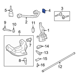 Ford OE - Front Alignment Camber Adjusting Eccentric