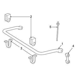 Ford OE - Front Suspension - Stabilizer Bar & Components (RWD)