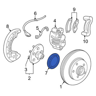 Ford OE - Front ABS Wheel Speed Sensor Tone Ring