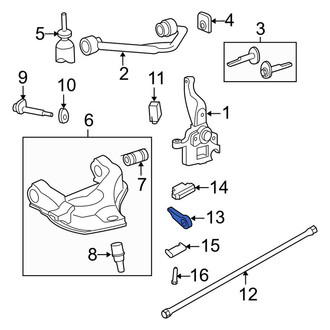 Ford OE - Front Torsion Bar Adjusting Arm