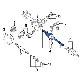 Ford OE - Front Right CV Axle Assembly