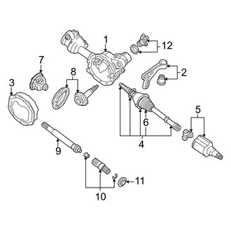 Ford OE - Front Suspension - Drive Axles (4WD)