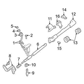 Ford OE - Steering Column - Transmission Shift Tube (Edge / XL / XLT Automatic Tr)