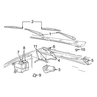 Ford OE - Windshield - Wiper & Washer Components