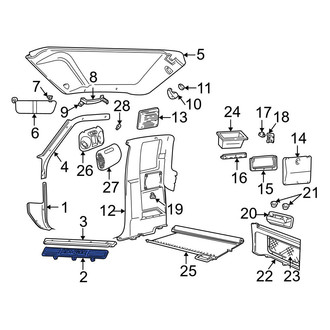 Ford OE - Left Inner Door Sill Plate