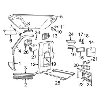 Ford OE - Cab - Interior Trim (2 Doors SuperCab)
