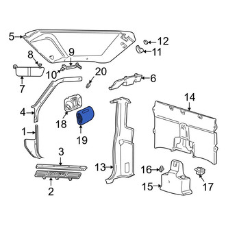Ford OE - Dome Light Lens