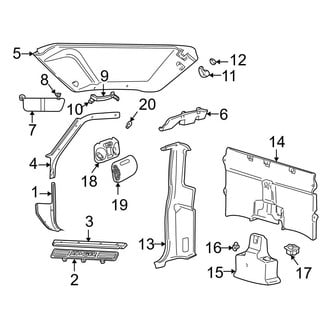 Ford OE - Cab - Interior Trim (4 Doors)