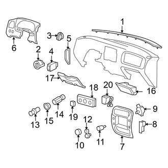 Ford OE - Instrument Panel Components