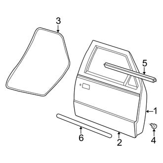 Ford OE - Front Door - Door & Components (XL / XLT)