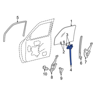 Ford OE - Front Window Regulator Guide