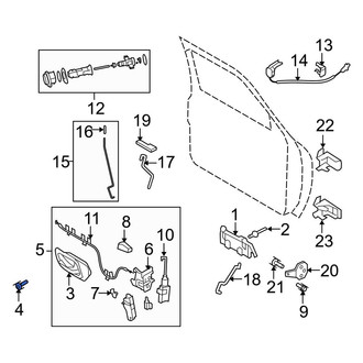 Ford OE - Inner Interior Door Handle Screw