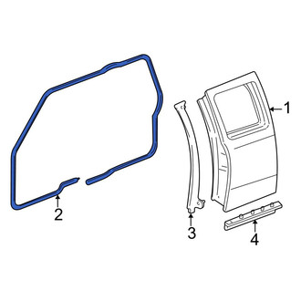 Ford OE - Rear Left Door Seal