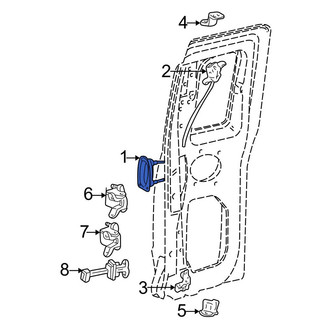Ford OE - Rear Left Outer Exterior Door Handle
