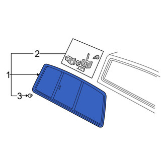 Ford OE - Rear Back Glass