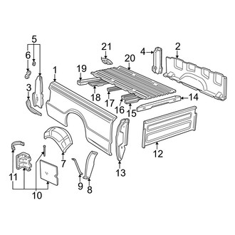 Ford OE - Pick Up Box - Box Assembly (XL / XLT)