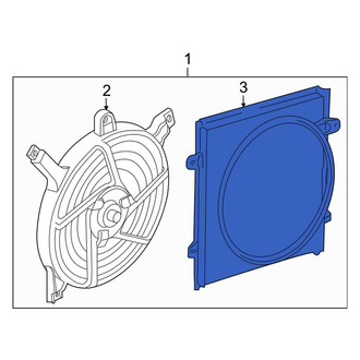 Ford OE - Engine Cooling Fan Shroud
