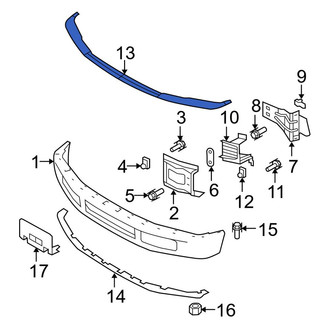 Ford OE - Front Bumper Trim