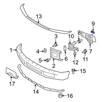 Ford OE - Rear Suspension Crossmember Nut