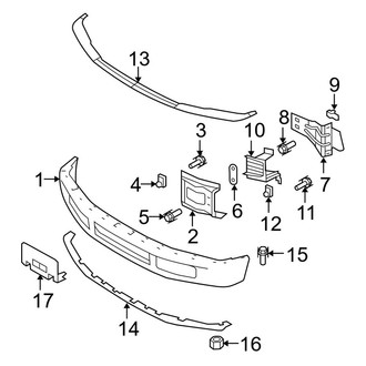 Ford OE - Front Bumper - Bumper & Components (Crew Cab)
